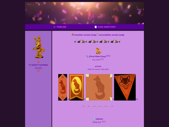 pages/foxy screenshot