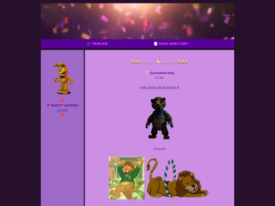 pages/lion screenshot