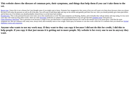animaldiseases screenshot