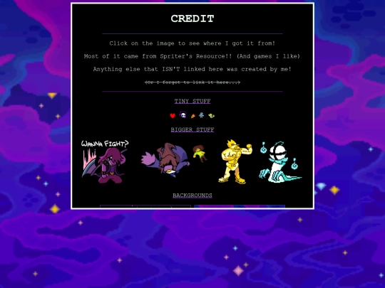 CREDIT screenshot