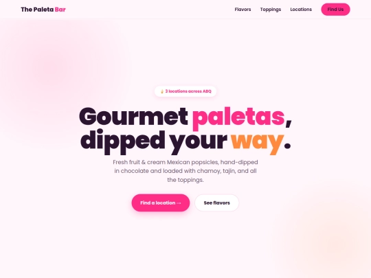 paleta-bar-demo screenshot