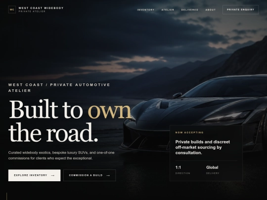 west-coast-widebody-private-atelier screenshot