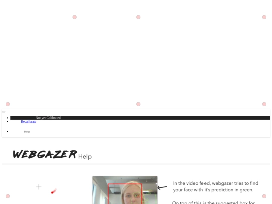 Technologies-web/WebGazer-js/calibration screenshot