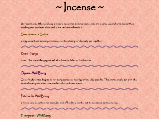 colls-incense screenshot