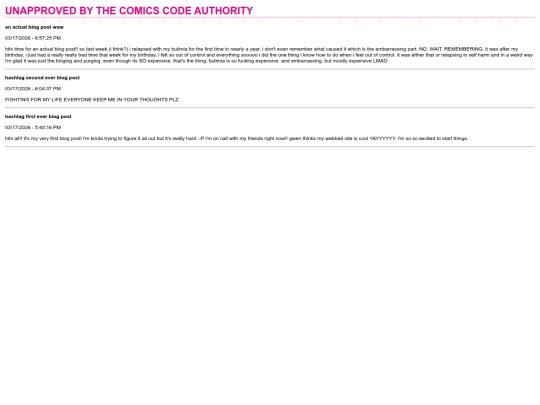blog screenshot