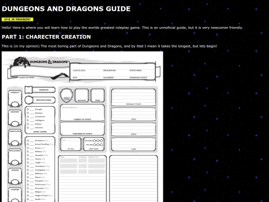 Dndguide screenshot