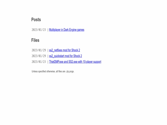 index screenshot