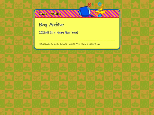 blog/archive screenshot