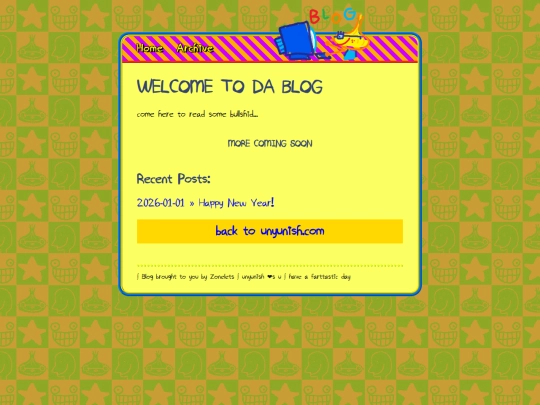 blog screenshot