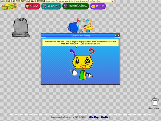 links screenshot