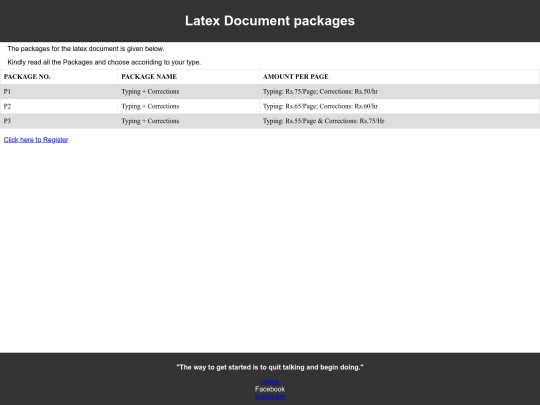 Typing/Latex Document screenshot