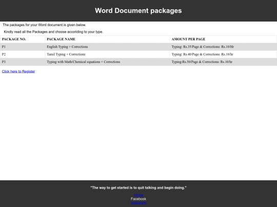 Typing/word document screenshot