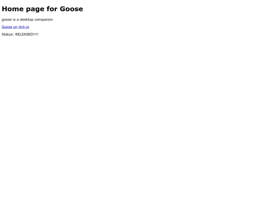 goose screenshot