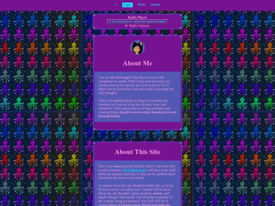 pages/about screenshot