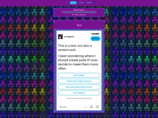pages/polls screenshot