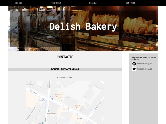 proyectoweb/contacto screenshot