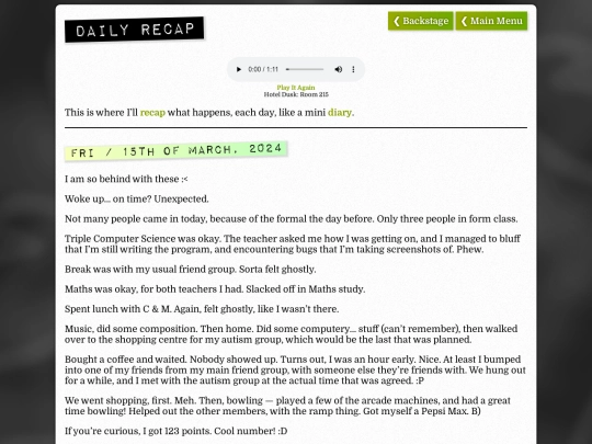 Misc/daily-recap screenshot