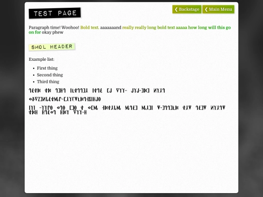 Misc/test screenshot