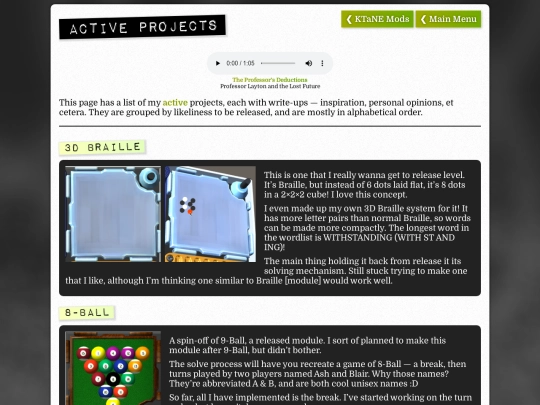 active-projects screenshot