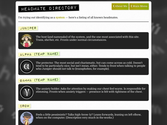 headmate-directory screenshot