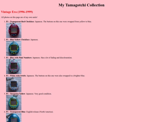 Collection screenshot