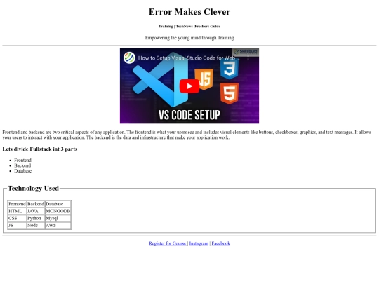 EMC website /homepage screenshot