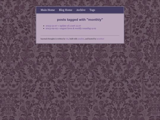 blog/tags/monthly screenshot