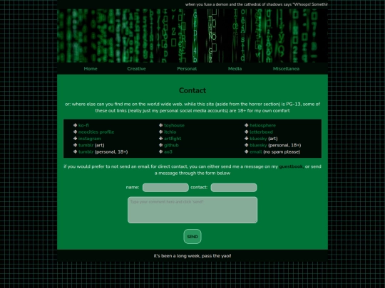 contact screenshot
