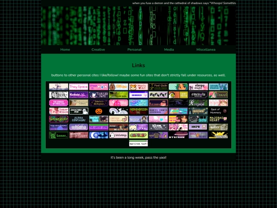 links screenshot