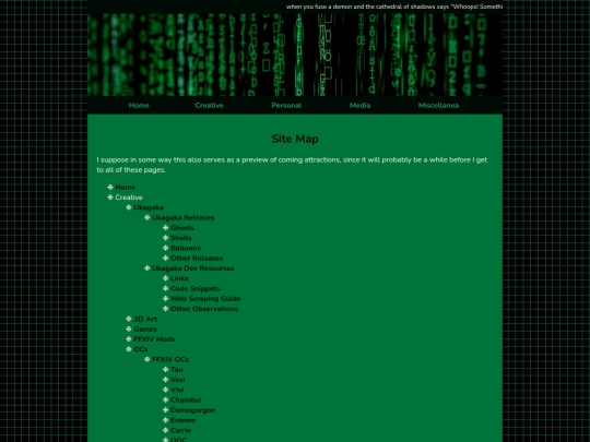 sitemap screenshot