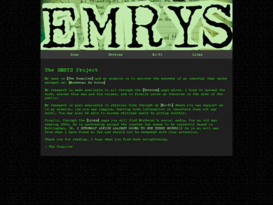 index screenshot