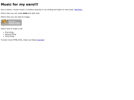 musicreviews screenshot