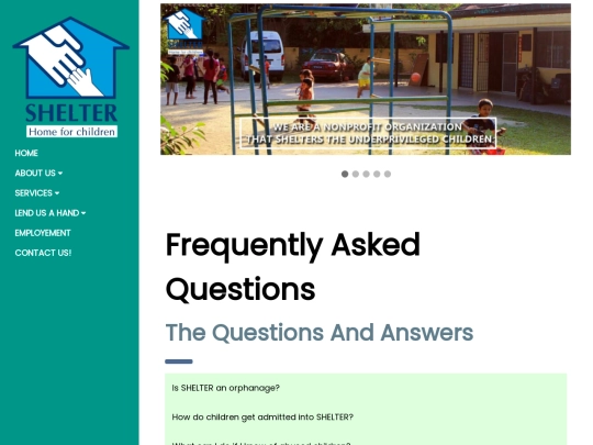 faq screenshot