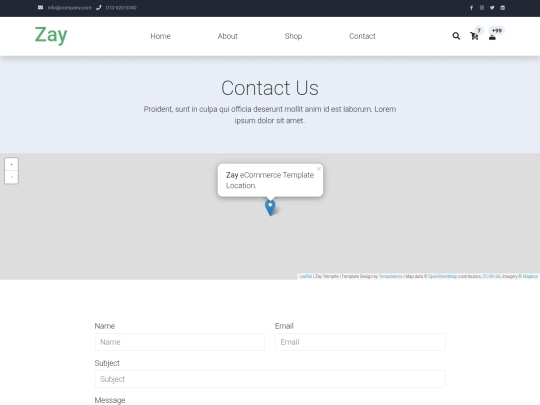 Sagunto/zay-shop/contact screenshot