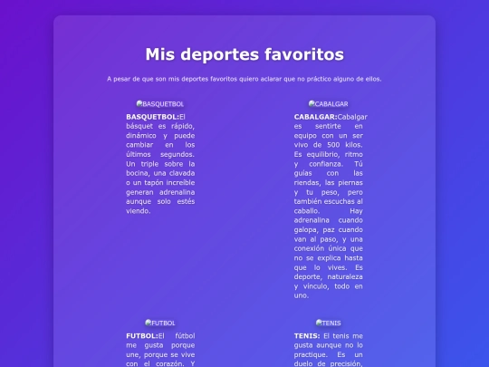 deportes screenshot