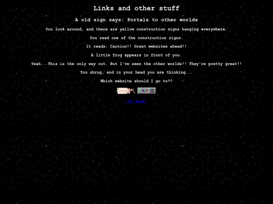 links screenshot