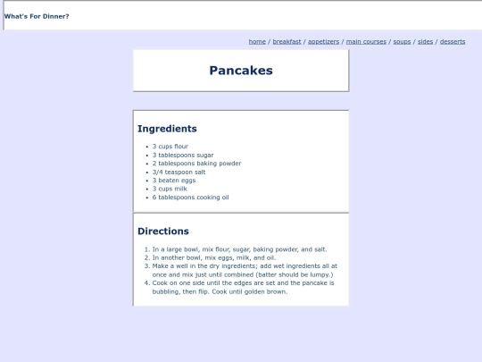 Pancakes screenshot