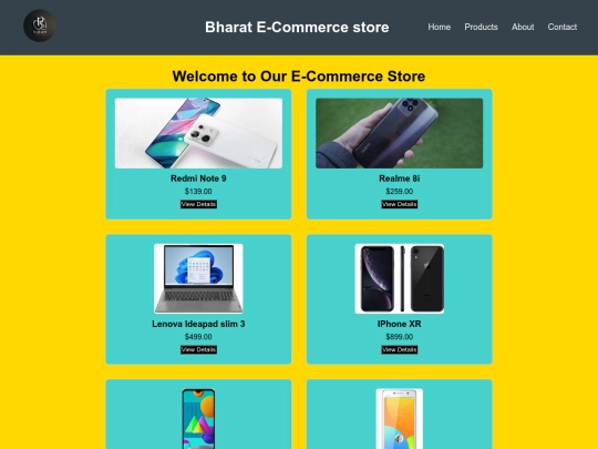 ecommerce screenshot