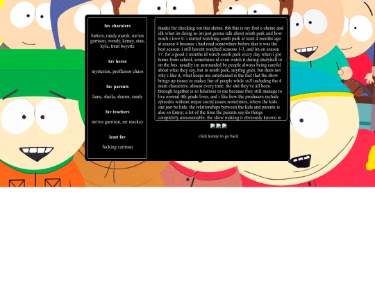 htmls/southpark screenshot