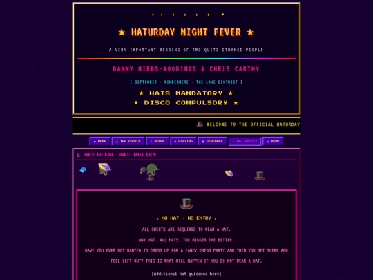 hats screenshot