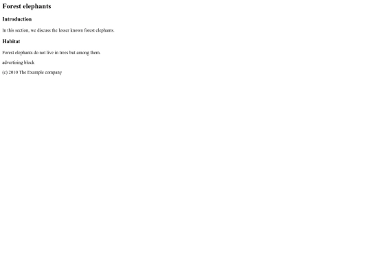 SeccionesylneasgeneralesdeundocumentoHTML5 screenshot