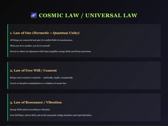 My Mother Gaia Mission and Journey/Cosmic_Law_Scroll screenshot