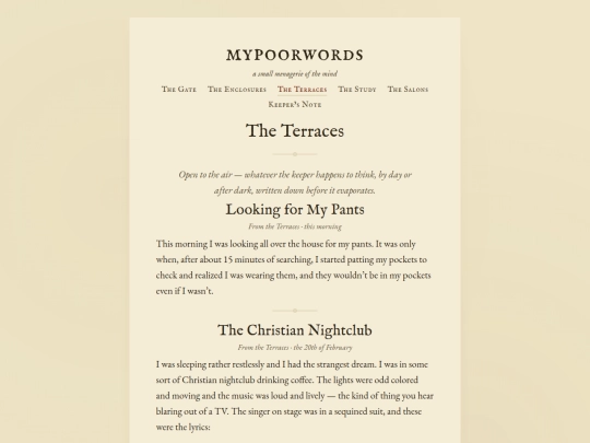 terraces screenshot
