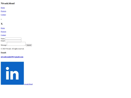 nivash.blend/contact screenshot