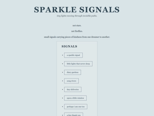 sparklesignals screenshot