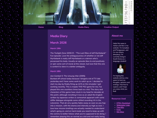 Media_Diary_Mar26 screenshot