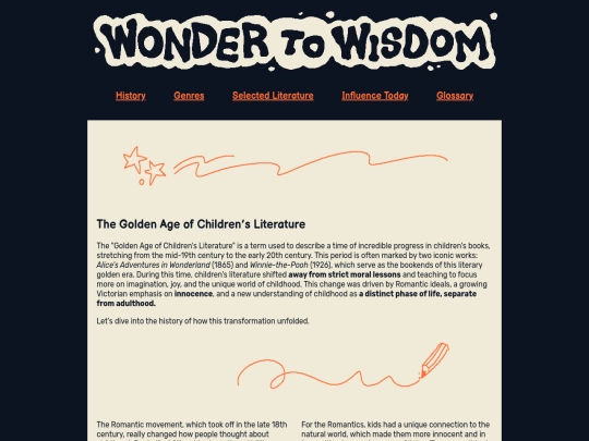 pages/history screenshot