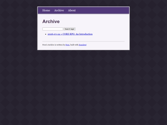 pages/blog/archive screenshot