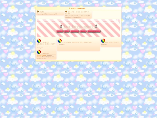 writing screenshot