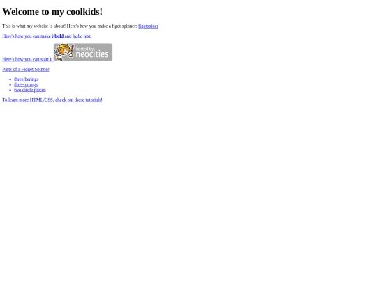 index screenshot